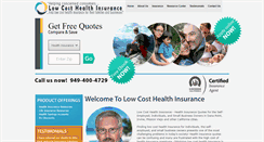 Desktop Screenshot of low-cost-health-insurance-programs.com